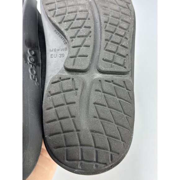 Oofos Ooriginal Slide Sandals Black M6 W8 Recovery Footwear - Picture 9 of 10